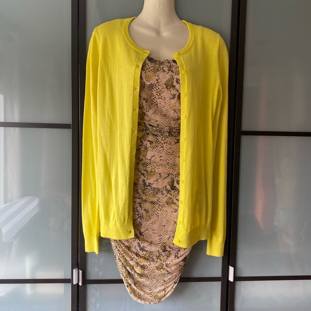 (2 for $20) Old Navy NWOT yellow net cardigan sweater